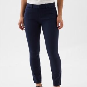 Gap Navy Blue Signature Skinny Career Pants 8 Tall